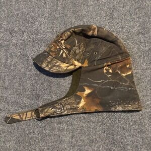 Filson Wildfowl Hat Camo Wool Lined Ear Flap Hunting Cap USA Trapper Hat Mens L